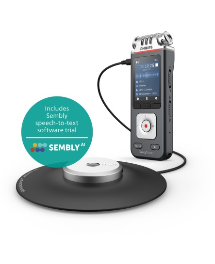 Philips VoiceTracer DVT8115 diktafon med møtemikrofon